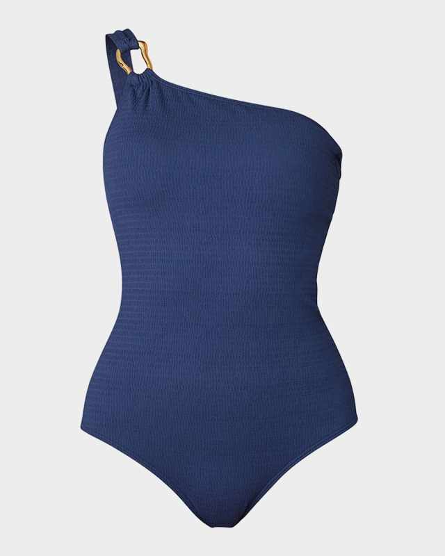 Ring Asymmetric One-Piece Swimsuit